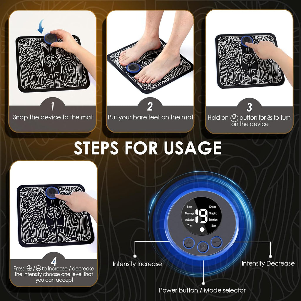 Foot Massager Pad for Neuropathy and Plantar Pain Relief O422467