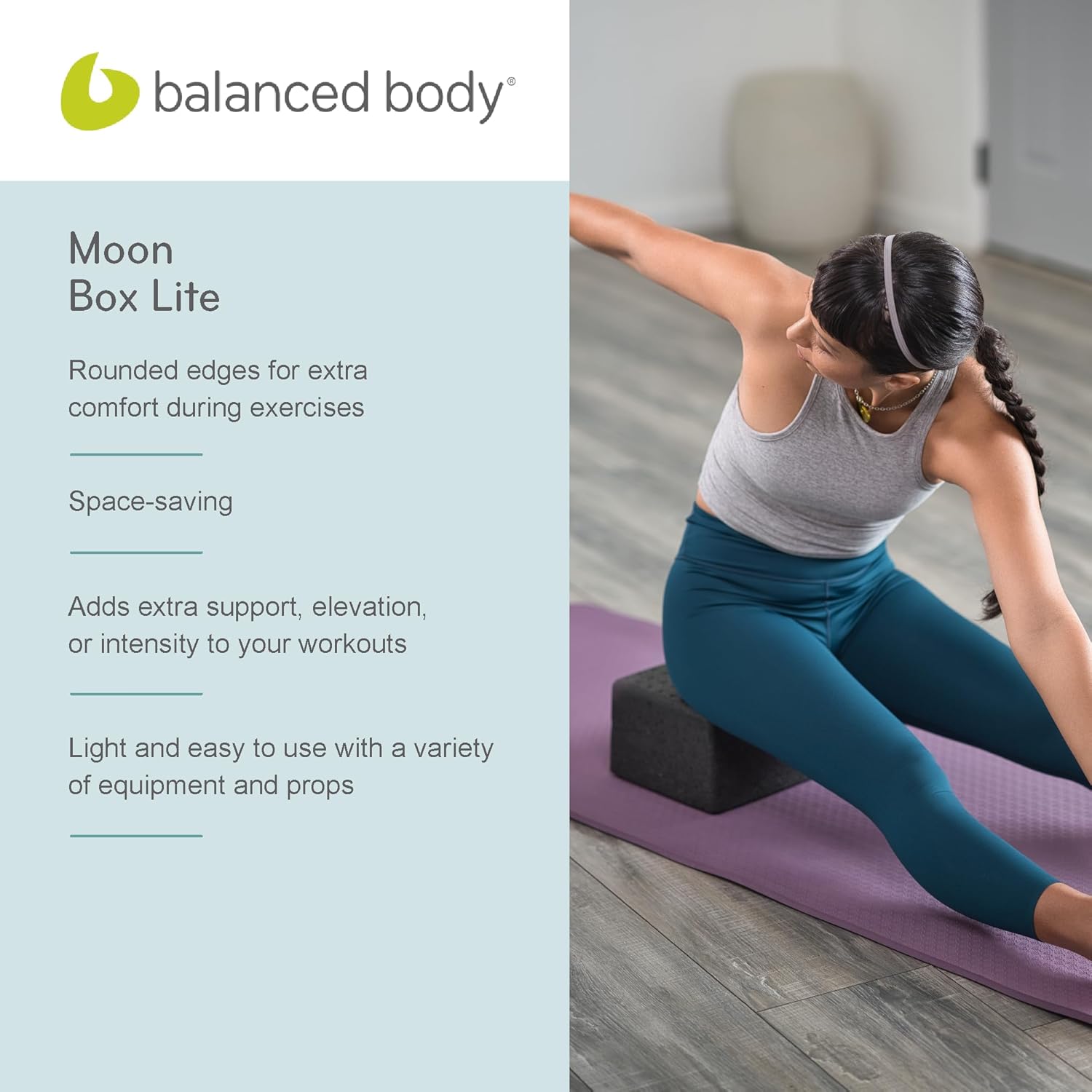 Pilates Moon Box Lite for Floor Exercise, Reformer, or Tower S795569