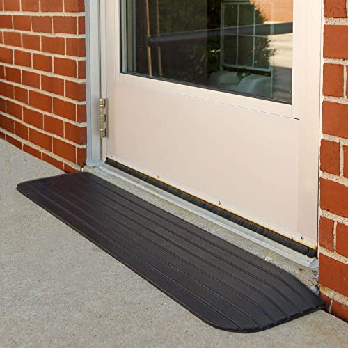 Solid Rubber Threshold Ramp - 1-1/2" Rise P9341