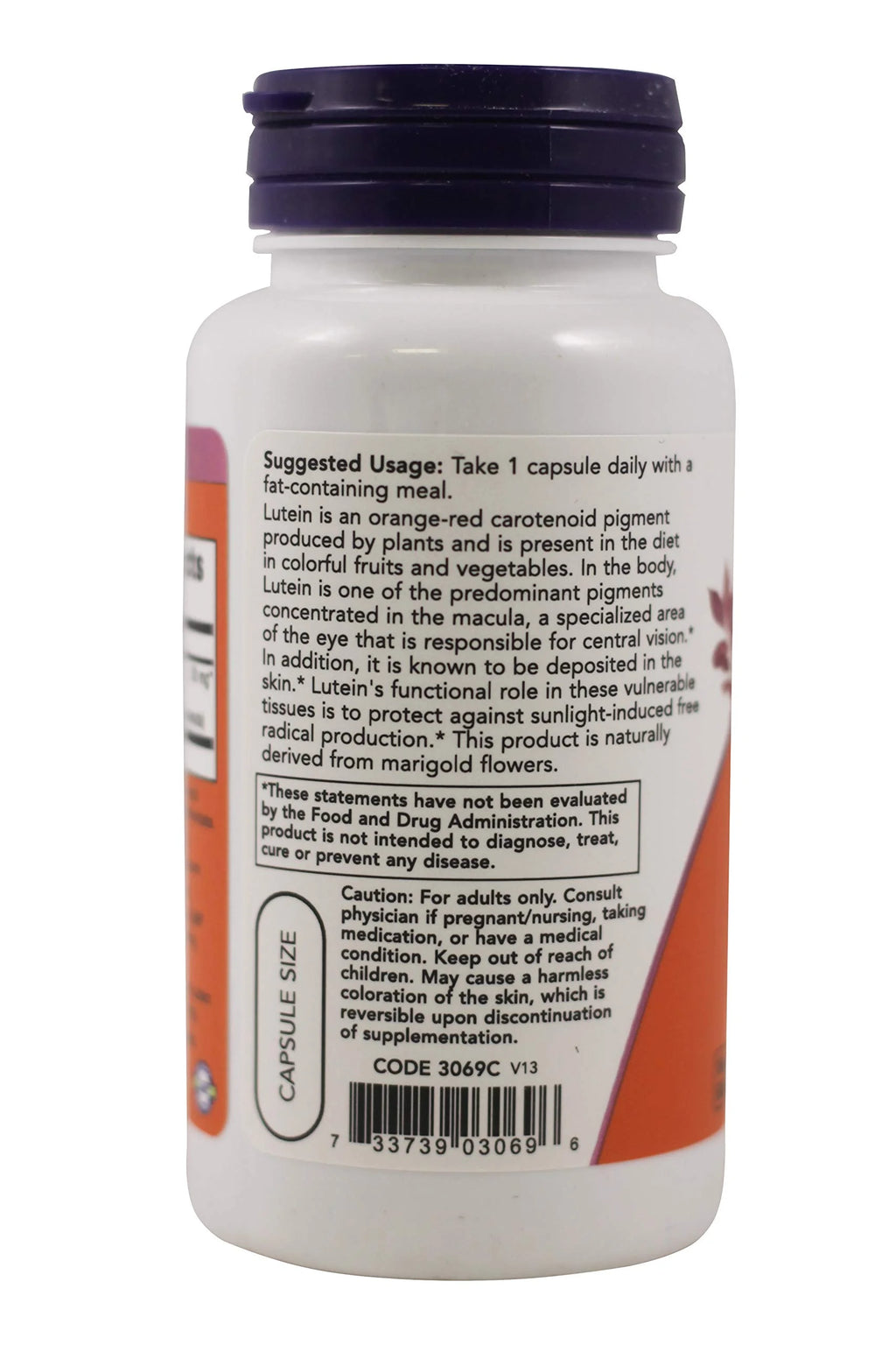 Lutein 20 mg Eye Health Support, 90 Vegetable Capsules P429709