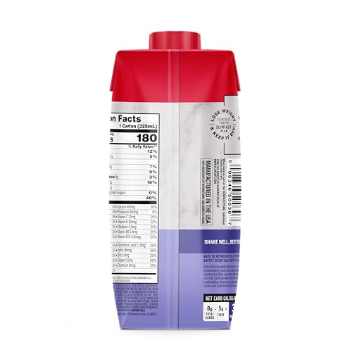 Protein Shake, Chocolate, 20g Protein, Meal Replacement, 12 Count B226310