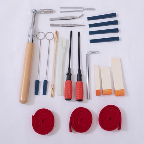 Piano Tuning Kit with Hammer and Mutes, 8 Pieces H4550
