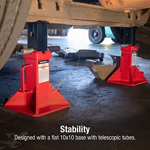10-Ton Pin Type Jack Stands, Pair I9664