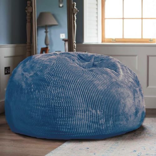 Faux Fur Bean Bag Chair for Adults with Filling Q65946