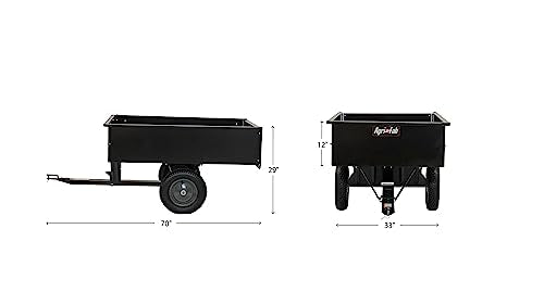 Tow Behind Dump Cart, 750-Pound Capacity V188301