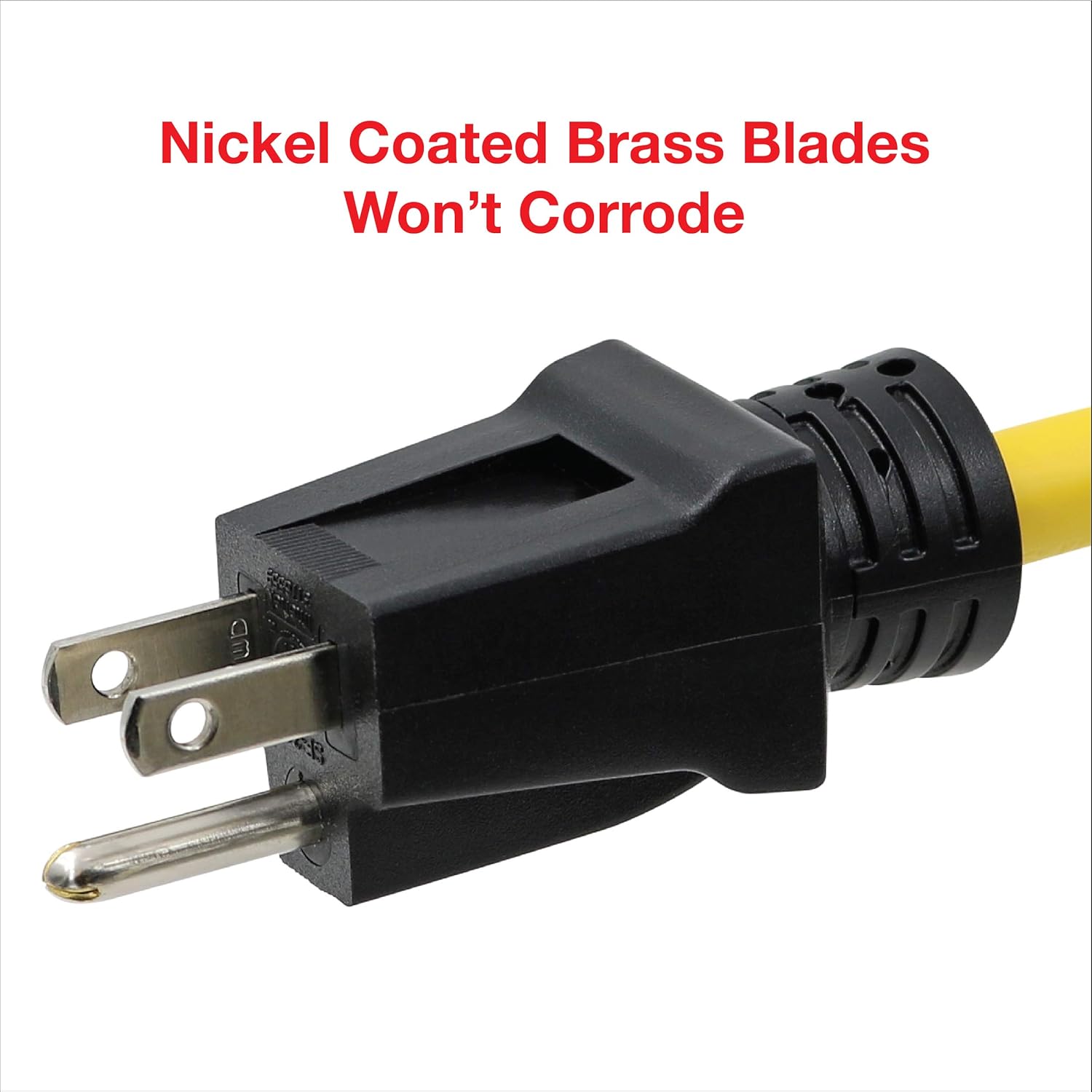 Heavy Duty Outdoor Extension Cord 50 ft, Weather Resistant, 3 Prong Grounded Plug I50867