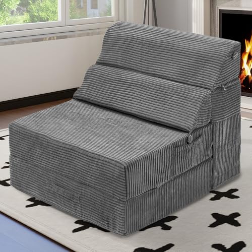 Folding Sofa Bed Convertible Sleeper Chair with Back Support I89003