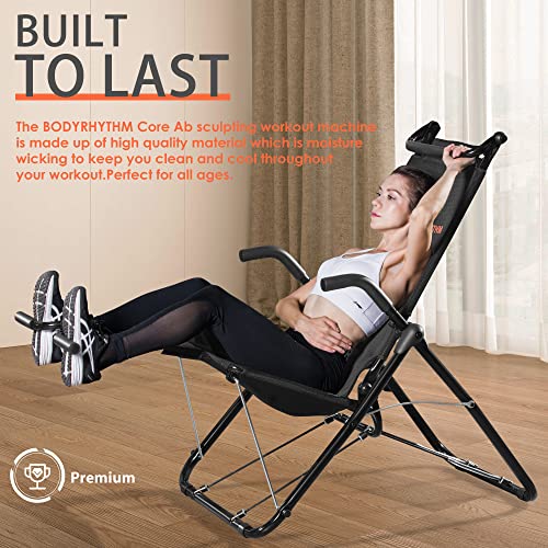 Core & Ab Lounge Workout Chair for Muscle Activating Workout and Inversion Therapy G3661