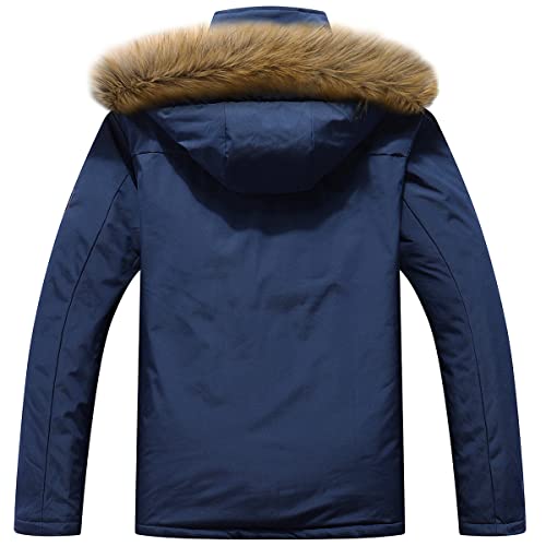 Men's Winter Snow Coat Warm Ski Jacket Waterproof Hooded J102