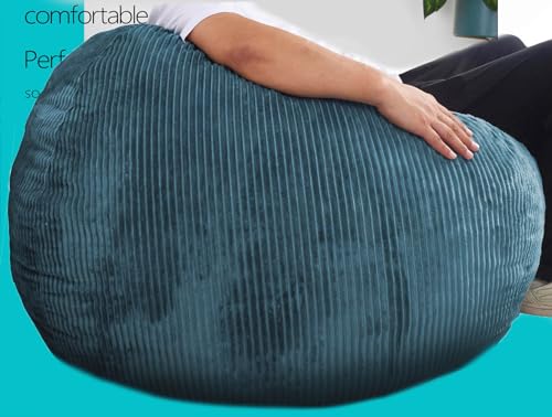 Faux Fur Bean Bag Chair for Adults with Filling Q65946