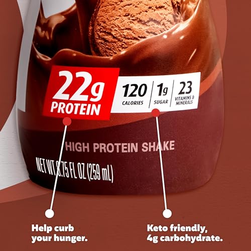 Chocolate Protein Shake Minis, 22g Protein, 8.75 fl oz, Pack of 12 O337794