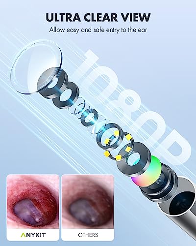 Digital Otoscope with 4.5 Inch Screen and Ear Wax Removal Camera C351