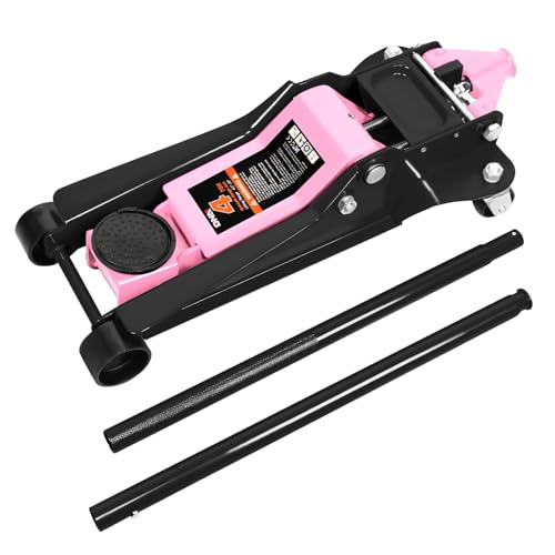 Floor Jack 3 Ton Capacity, Low Profile Heavy Duty Hydraulic Car Jack, Lifting Range 3"-20" O821