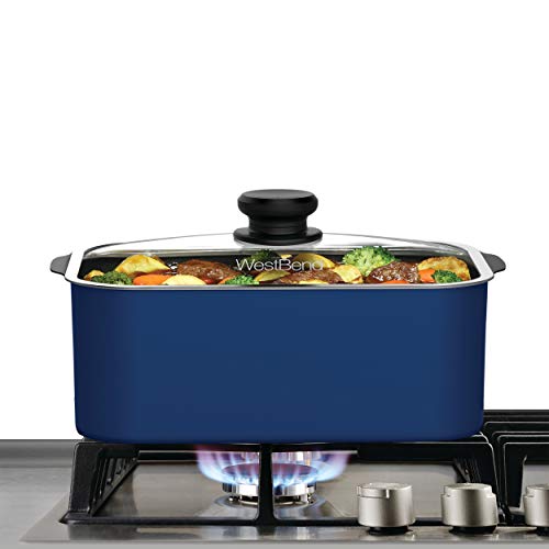 Slow Cooker 5-Quart Non-stick with Temperature Control and Travel Lid Y62016