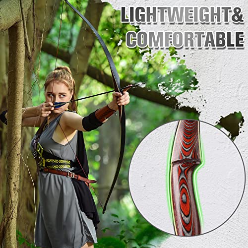58" Laminated Recurve Bow for Hunting Archery V985053