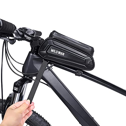 Waterproof Bicycle Front Frame Bag with Touch Screen Phone Holder A3953