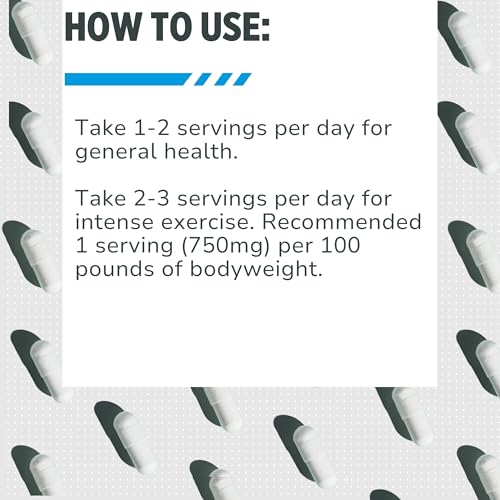 Creatine HCl Capsules for Muscle and Cognitive Support, 90 Count C8090
