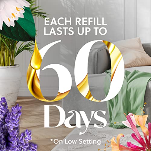 Plug-In Scented Oil Refills, 7 Count, Honeysuckle & Raspberry + Hibiscus & Orchid X164