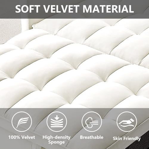 Convertible Sleeper Sofa Bed with Pull-Out Bed and Adjustable Backrest V521