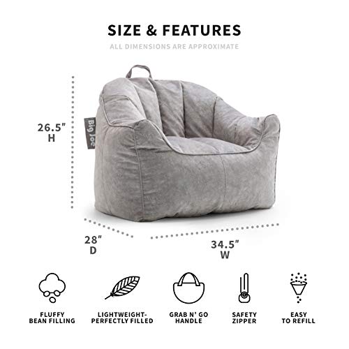 Dorm Bean Bag Chair with Drink Holder and Pocket, 3 feet R2503