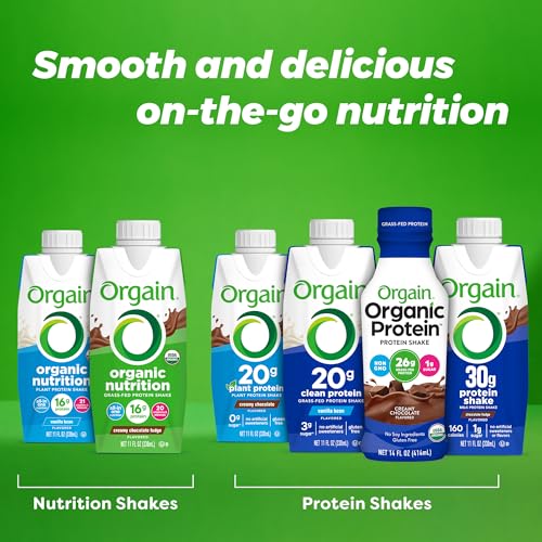 Protein Shake, Vanilla Bean, 20g Whey, 11 Fl Oz (Pack of 12) Y83753