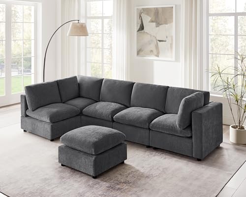 Modular Sectional Sofa with Ottoman for Small Apartments G42700