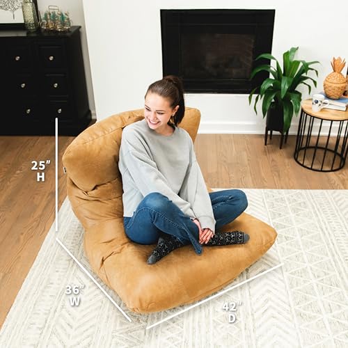 Dorm Bean Bag Chair with Drink Holder and Pocket, 3 feet R2503