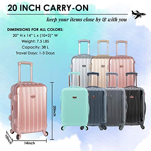 Women's Hardside Spinner Luggage, Expandable, Carry-On 20-Inch S85592