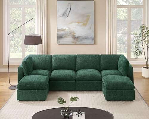 Modular Sectional Sofa with Ottoman for Small Apartments G42700