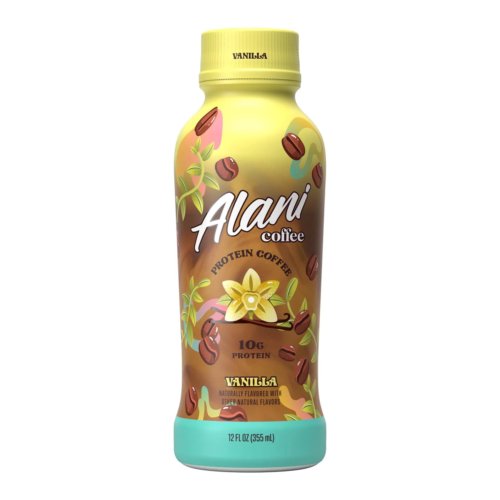 Protein Coffee with Caffeine, 10G Protein, Vanilla, 90 Calories, 12 Fl Oz Bottles (Pack of 12) F33899