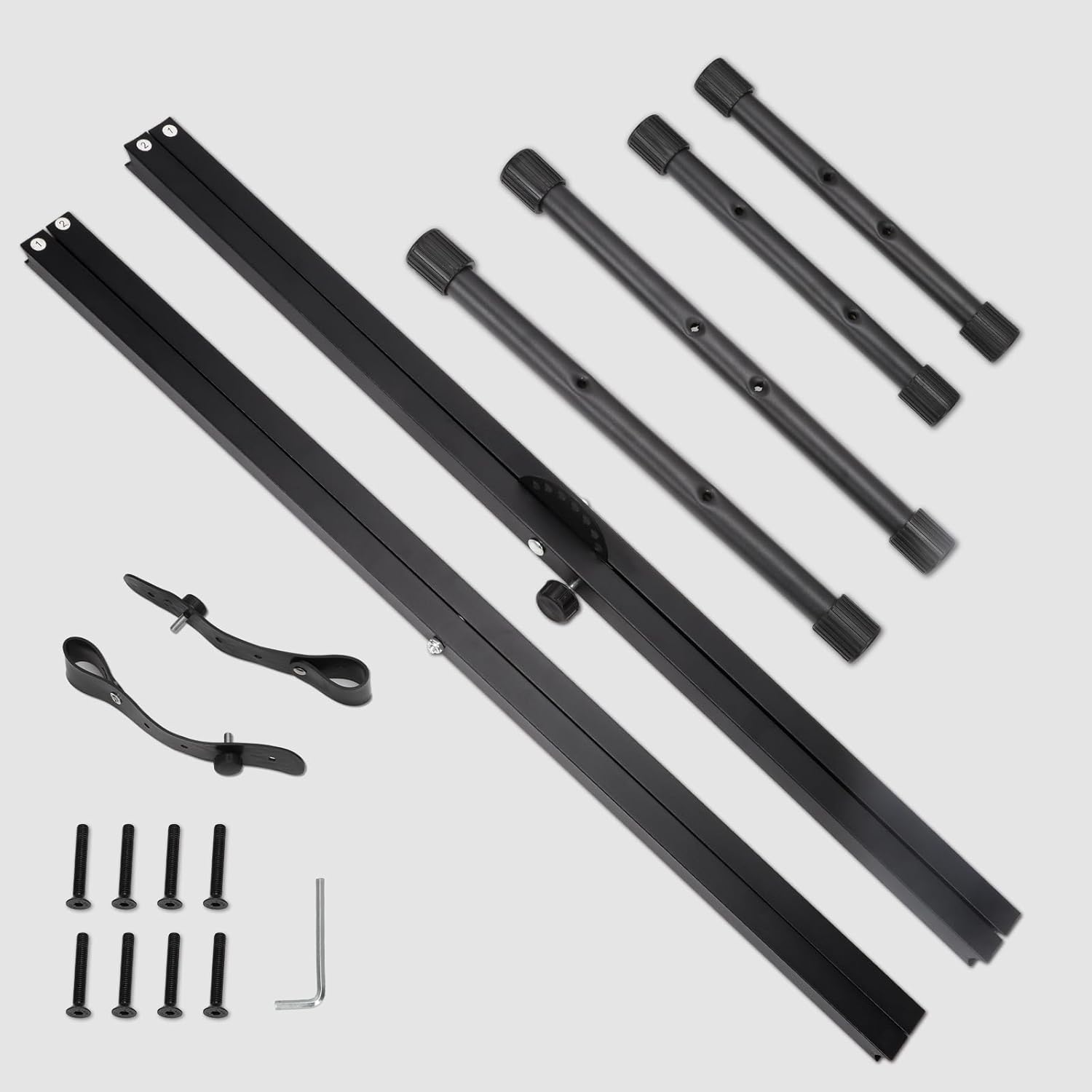 Adjustable Double-X Keyboard Stand with Bench F83316