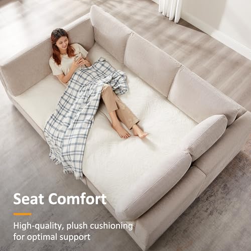 Modular Sectional Sofa with Ottoman for Small Apartments G42700