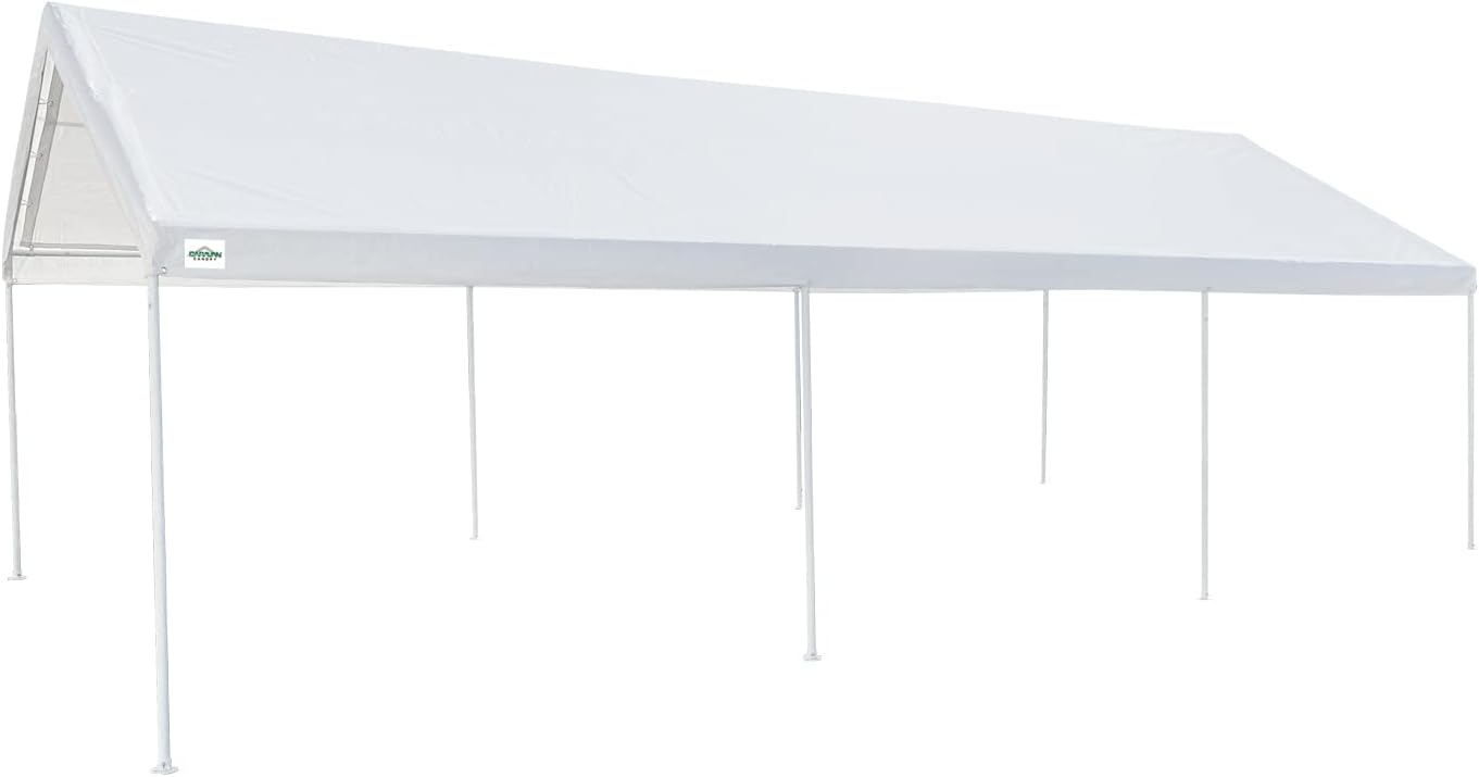 12x26 Carport Shelter, White I481609