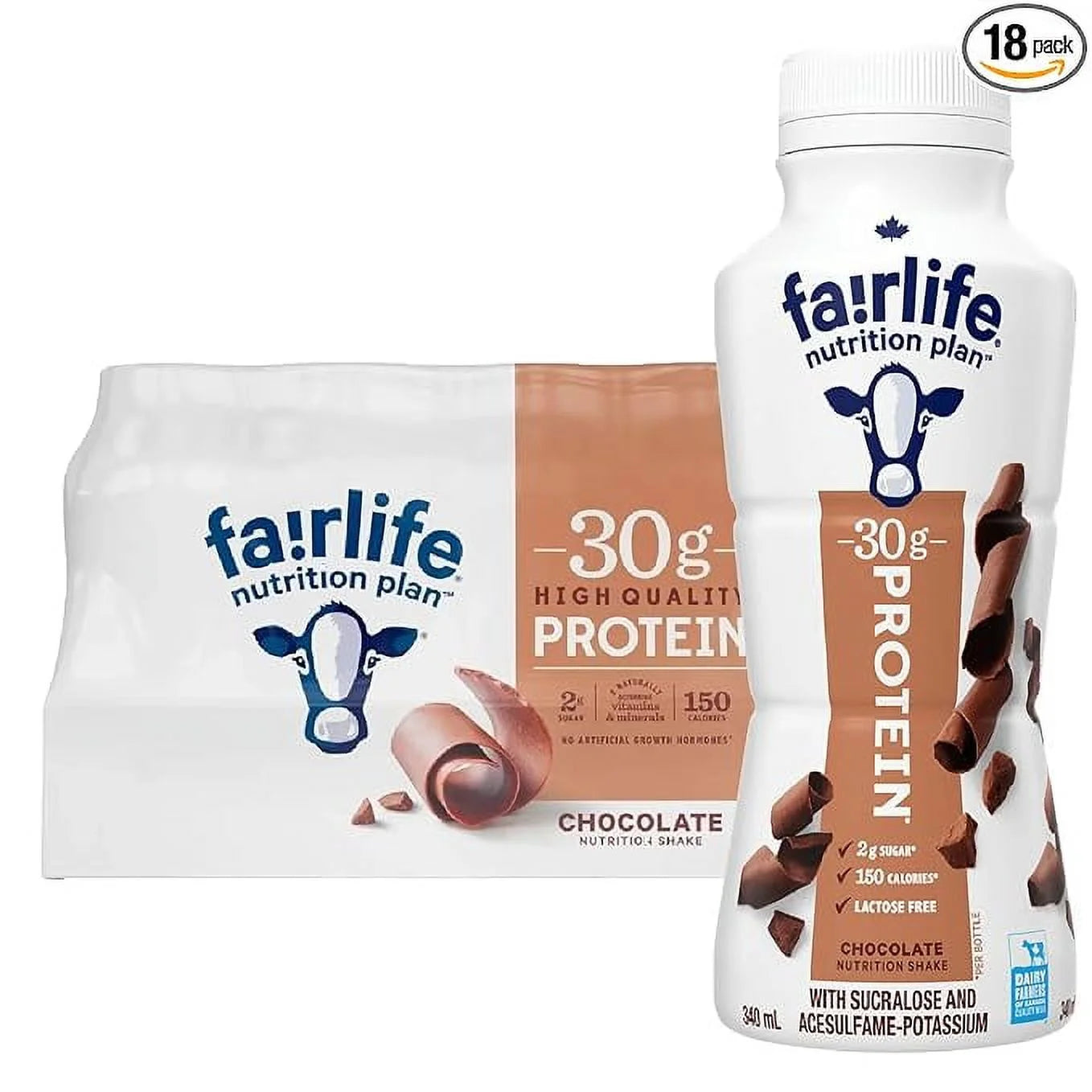 Chocolate Protein Shake, 11.5 fl oz, 18-count 3PK Q673144