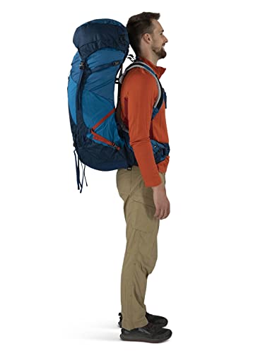 Men's Backpacking Backpack 65L, Black H670111