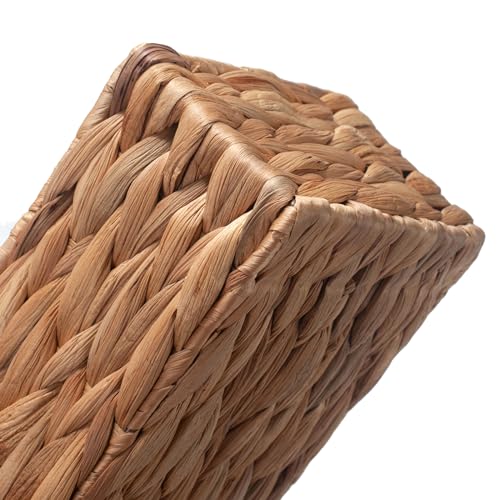 Water Hyacinth Toilet Tank Basket with 3 Dividers Z283806