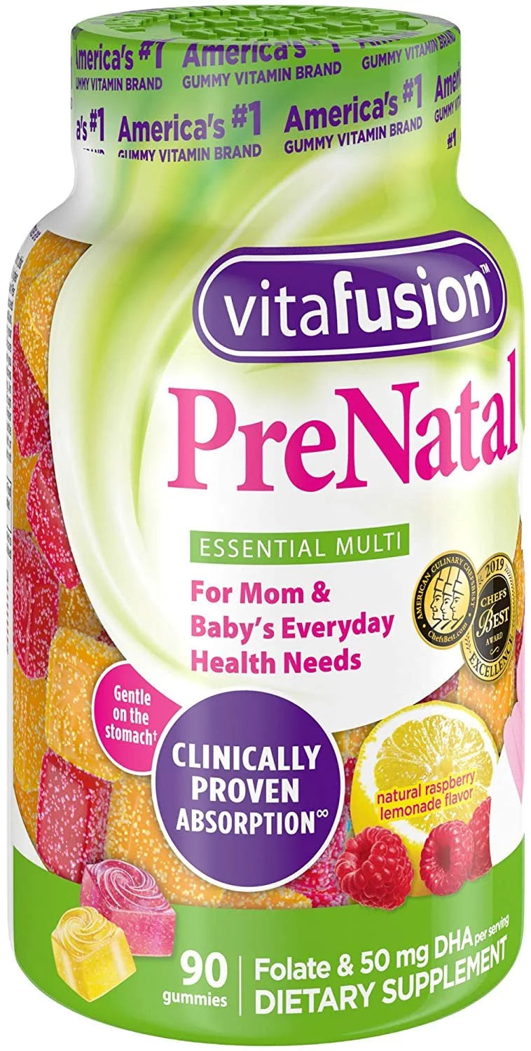 Prenatal Gummy Chews, 90 Count (Pack of 3) N91805