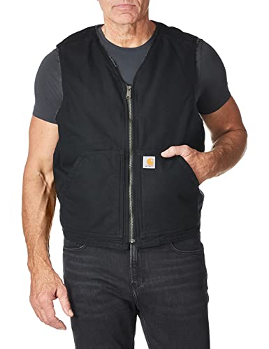 Men's Relaxed Fit Sherpa-Lined Duck Vest F6130