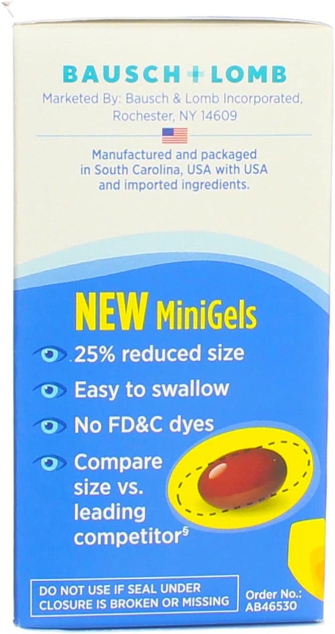 Eye Vitamin & Mineral Softgels, 50 Count (Pack of 4) S9191