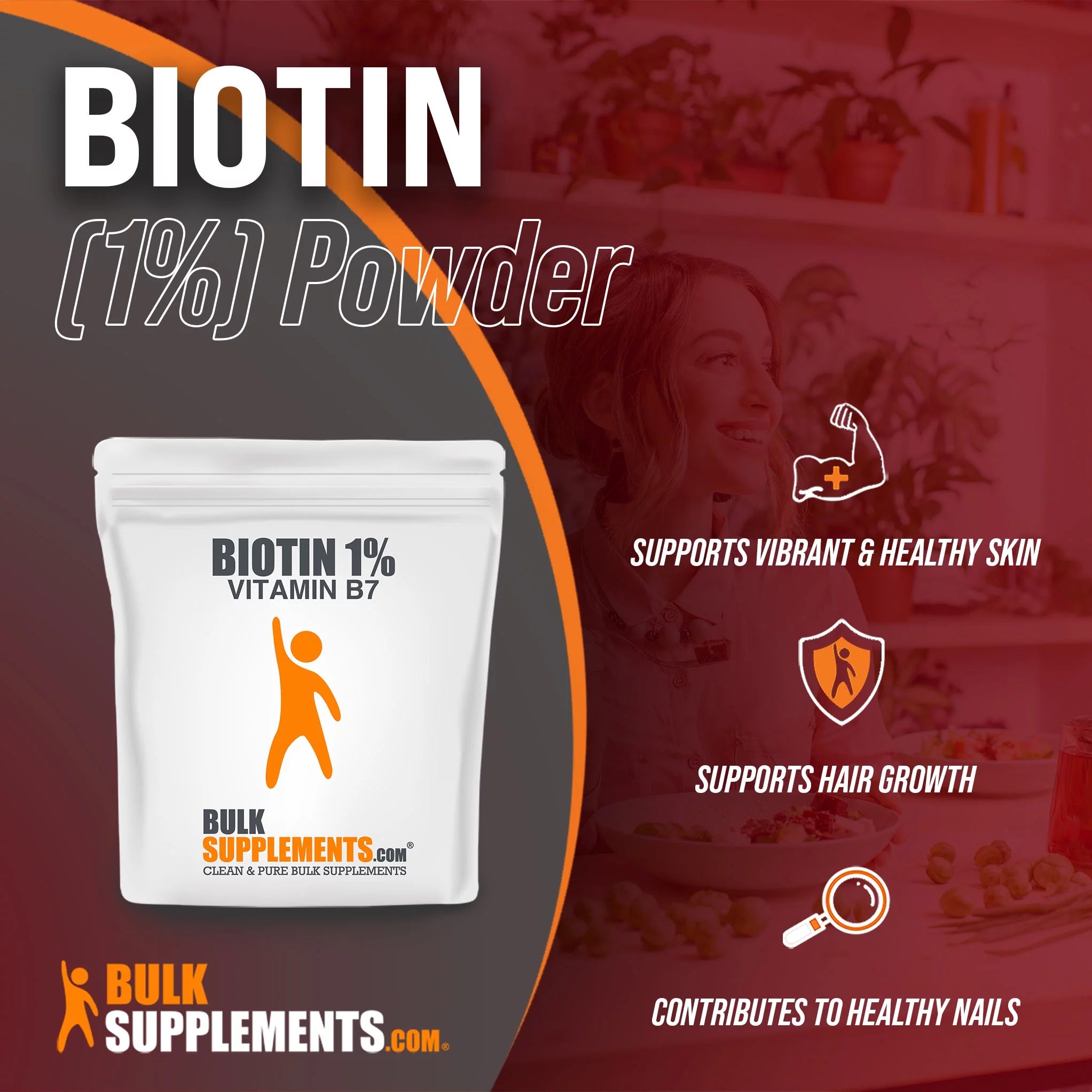 Biotin 1% (Vitamin B7) Powder, 1 kg E6926