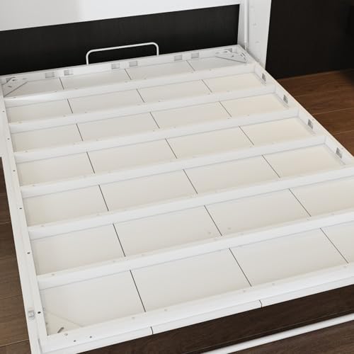 Twin Murphy Bed with Charging Station and Drawer R7073