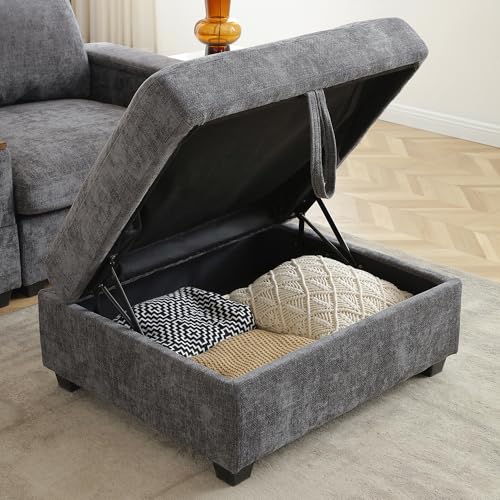 Modular Sectional Sofa with Ottoman, U-Shaped Lounge Couch H930