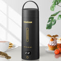 Portable Electric Kettle, Small Travel Electric Kettle for Travel & Business, Mini Hot Water Boiler with 4 Temperature Keep-warm, 304 Stainless Steel Auto Shut-Off and Boil Dry Protection