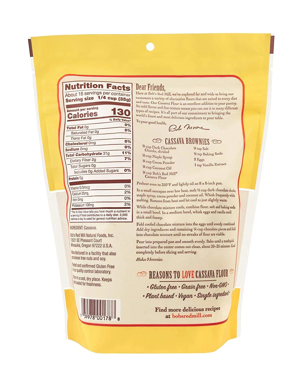 Cassava Flour 36 oz D7230
