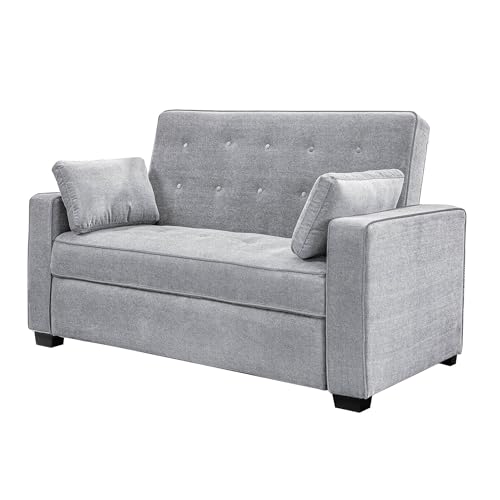 Convertible Sleeper Sofa, Queen Size, Navy Q5867
