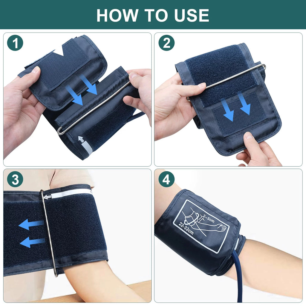 Arm Sphygmomanometer LCD Digital Display Pulse Rate Monitor J8248
