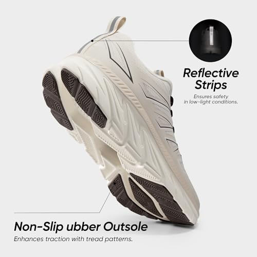 Women's Walking Shoes Breathable Non Slip Athletic Sneakers I642051
