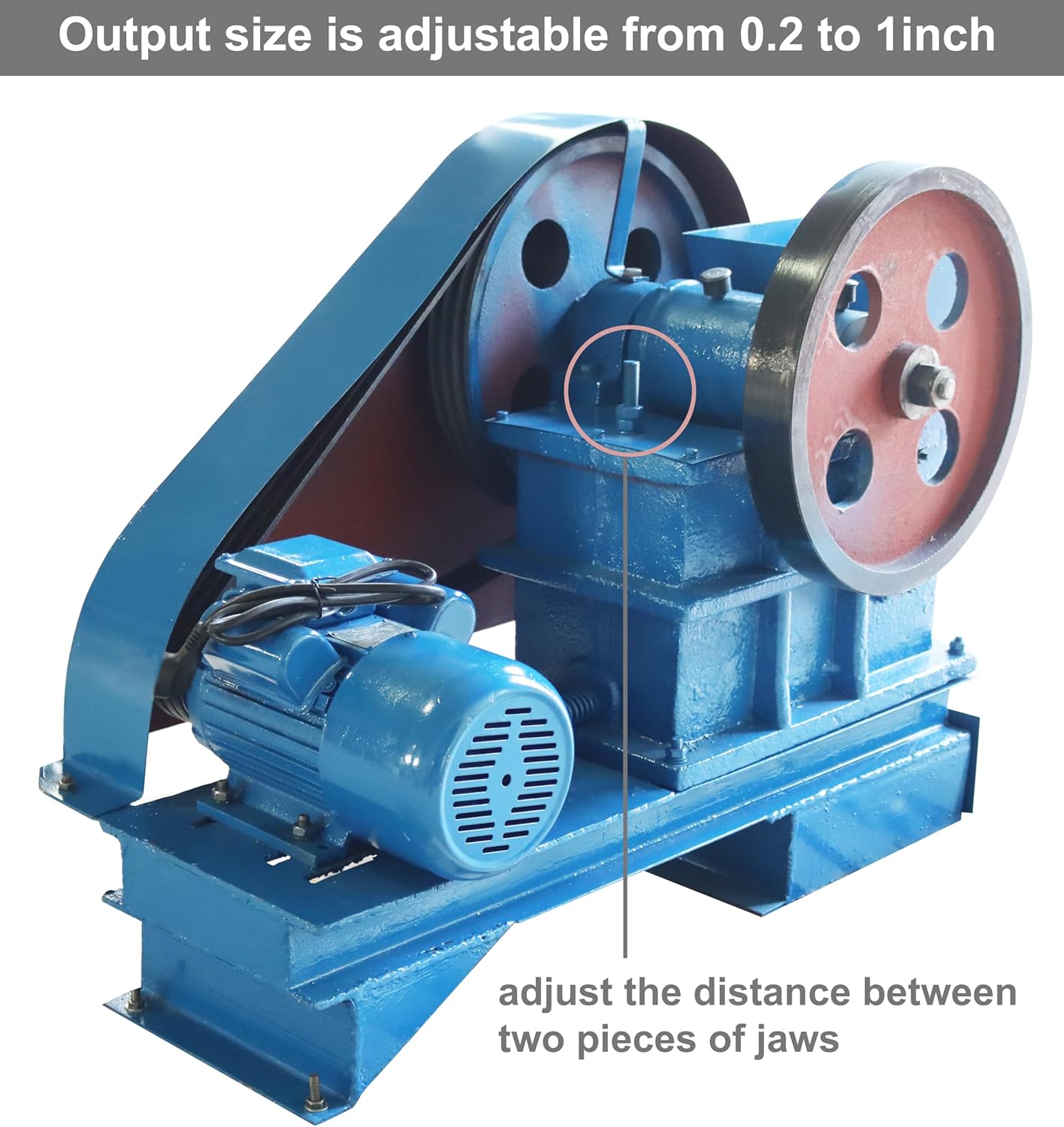 Jaw Crusher Grinding Machine for Stone Rock Concrete 220V H668