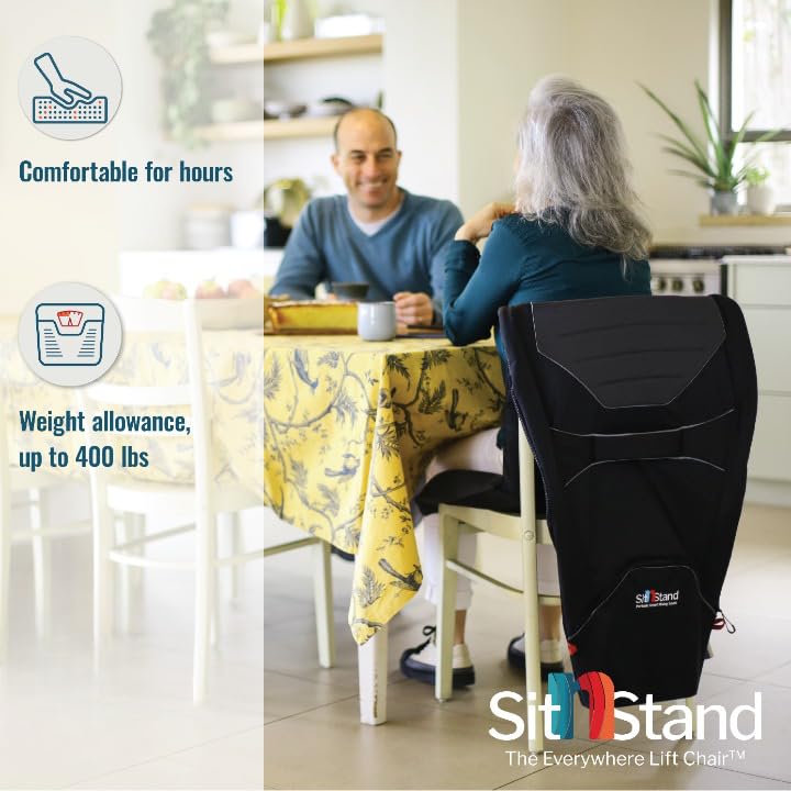 Portable Rising Seat for Seniors - 400lb Capacity Chair Lift Assist O312