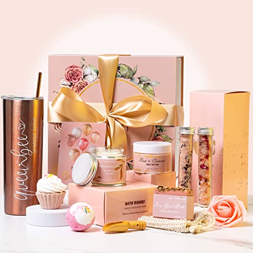 Spa Gift Set Box for Women Birthday Relaxing Pamper Basket C435704